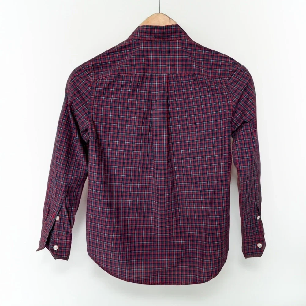 Ralph Lauren Boy’s Plaid Button-Down Shirt Multicolor Size S Casual Cotton